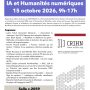 Renée Bourassa et Julie-Michèle Morin à la Journée d’étude « IA et Humanités numériques » du CRIHN